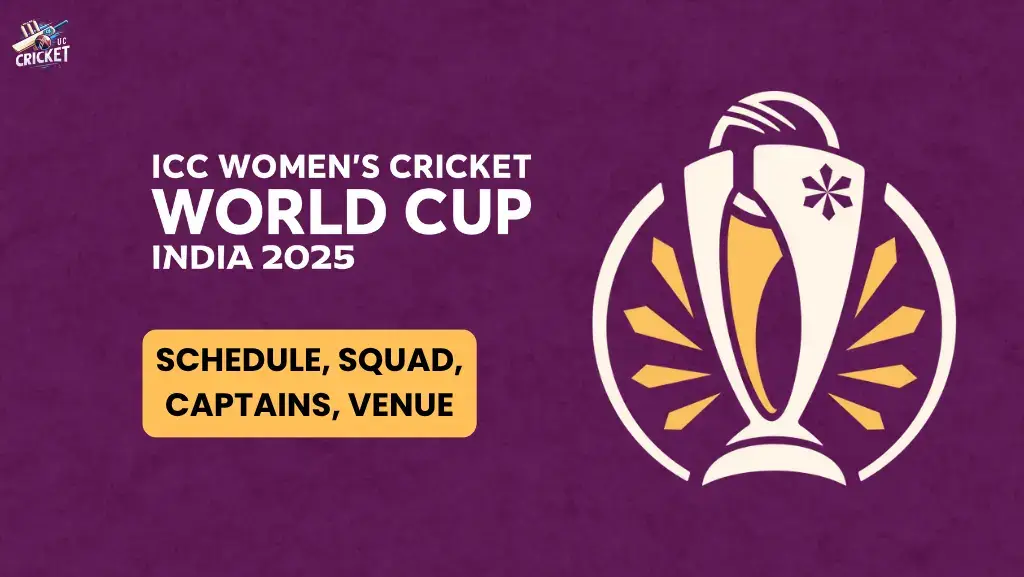 ICC Women’s ODI Cricket World Cup 2025 Schedule: India vs Pakistan & Full Match Fixtures
