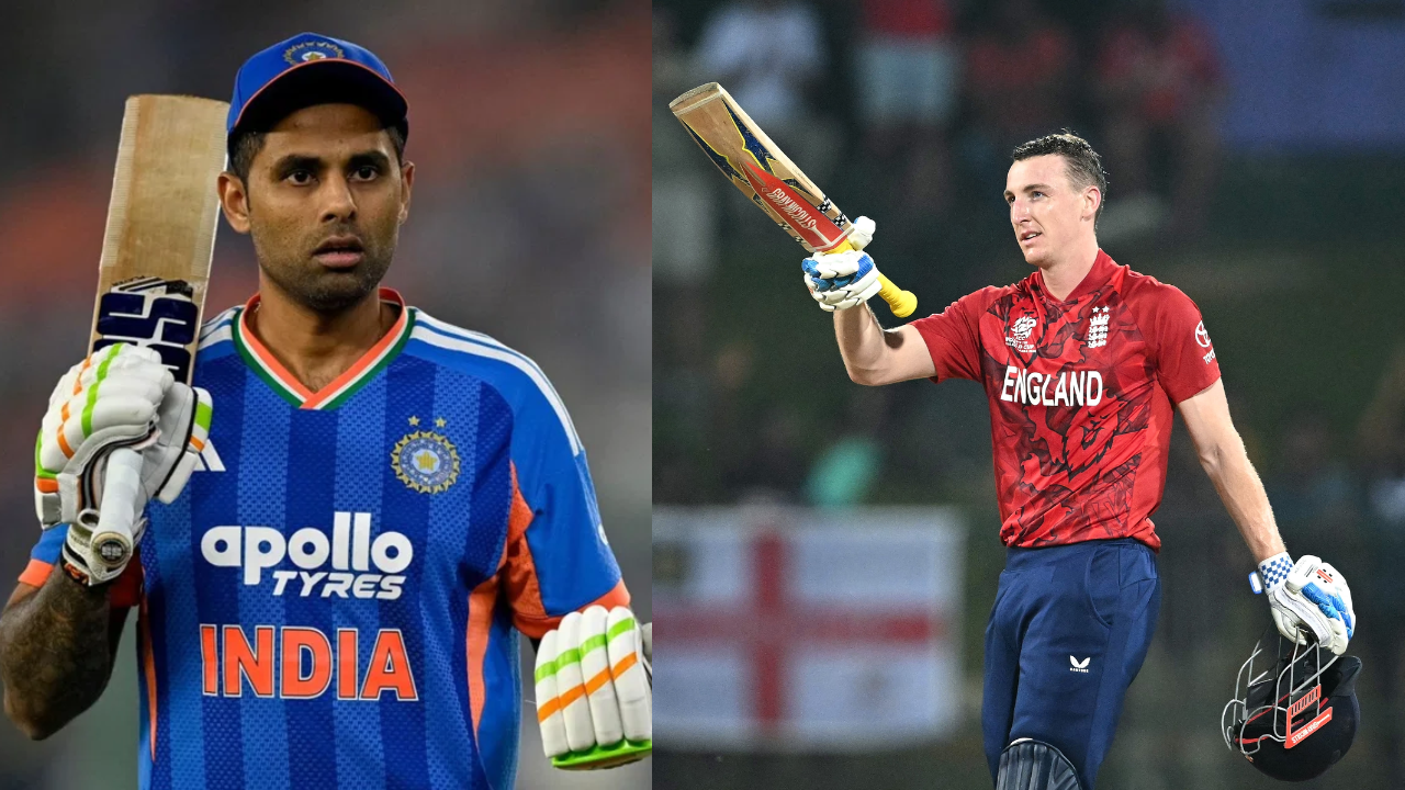 Suryakumar Yadav vs Harry Brook: T20I Stats Analysis