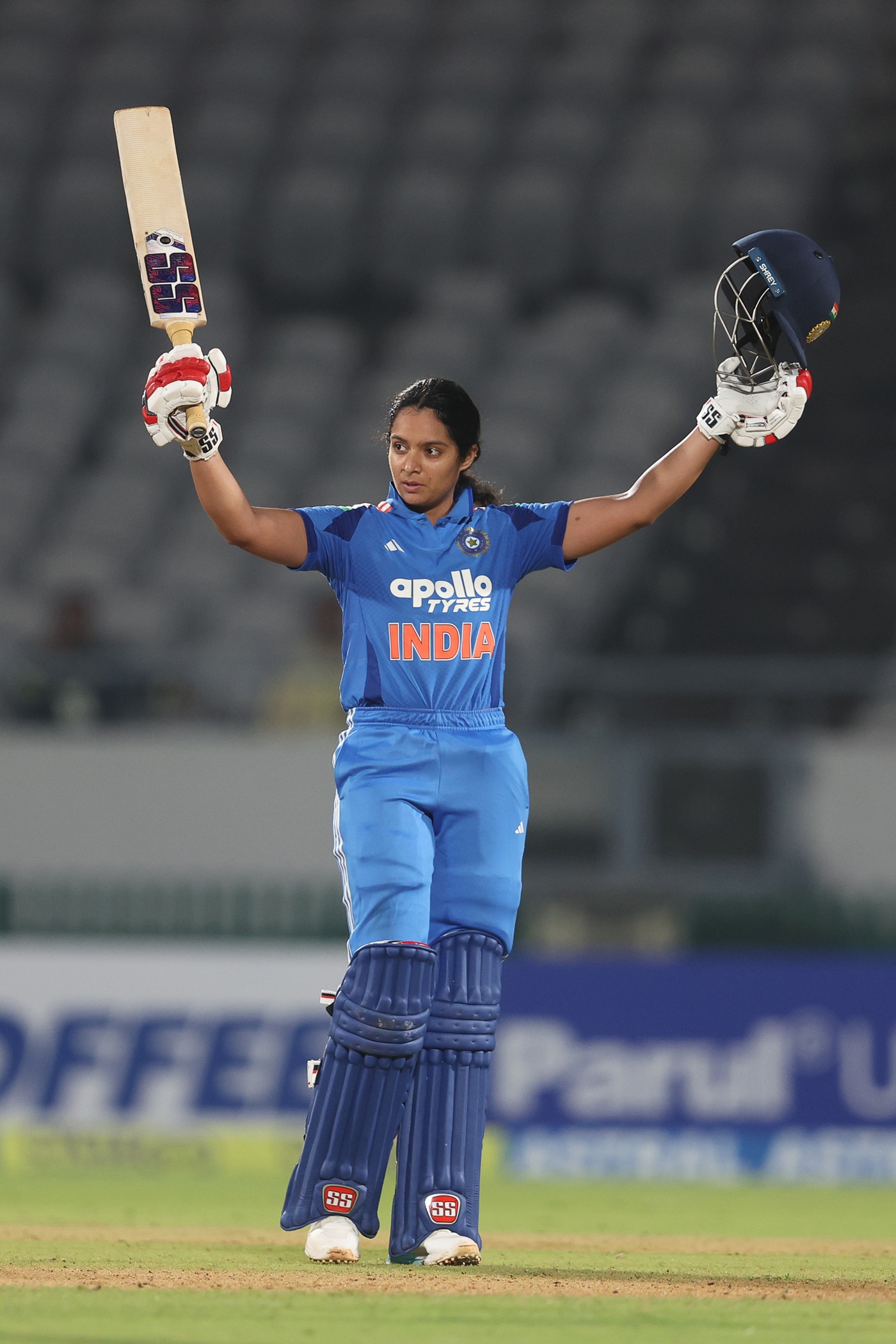 Deepti Sharma Scores Unbeaten 106 at No. 6 as India Women Post 328 vs Zimbabwe