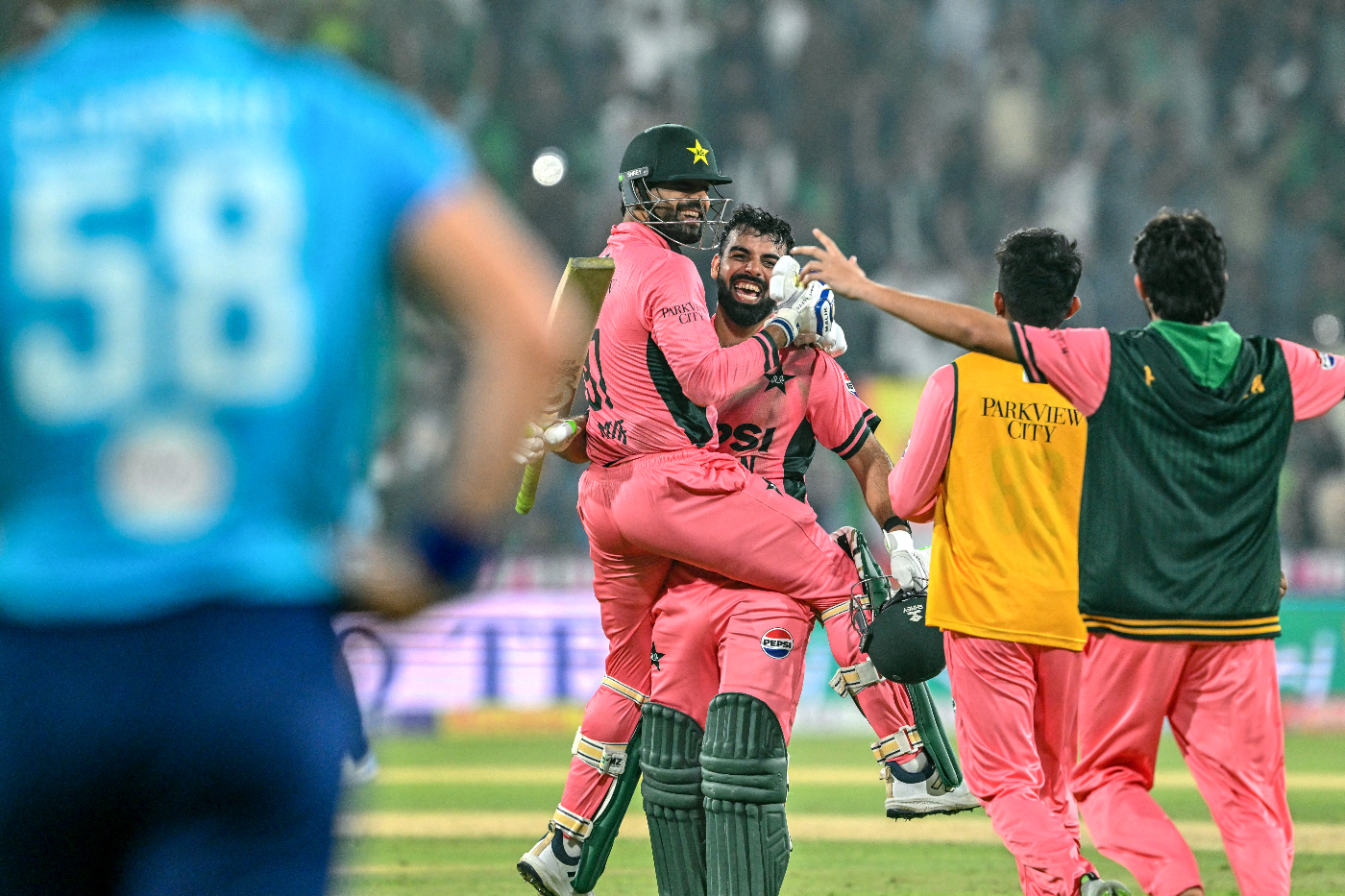 Shadab Khan's unbeaten 113 and a record last-wicket stand give Pakistan a one-wicket win over England